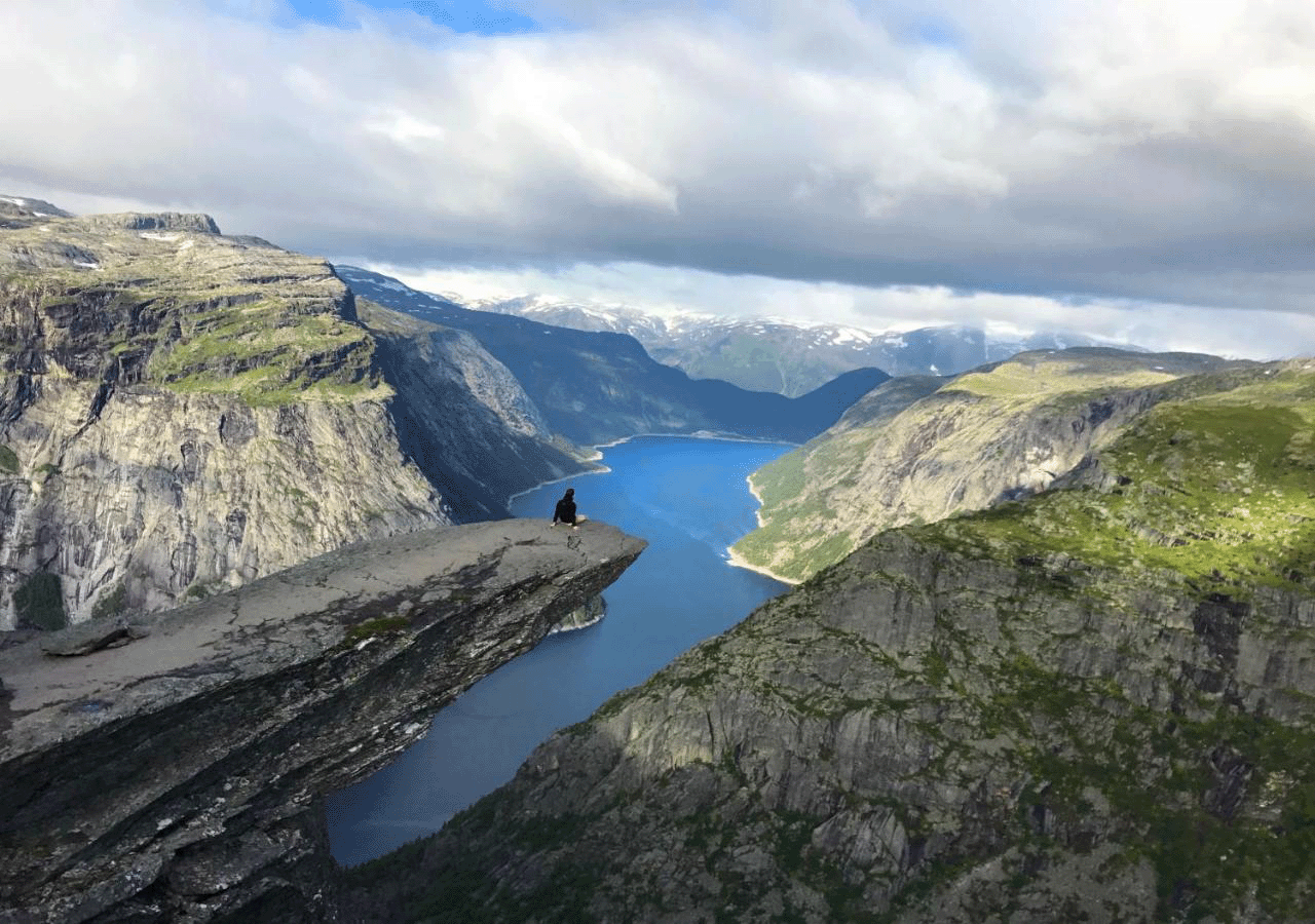 Trolltunga Studios exterior with panoramic fjord view